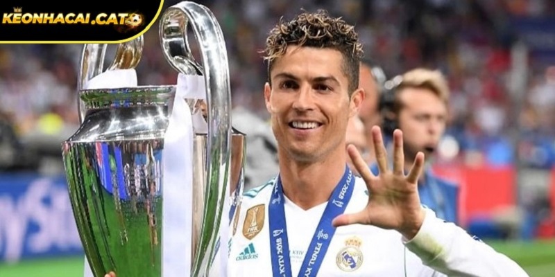 Cr7 đã giành về tất cả 5 chức vô địch C1 Châu Âu trong sự nghiệp
