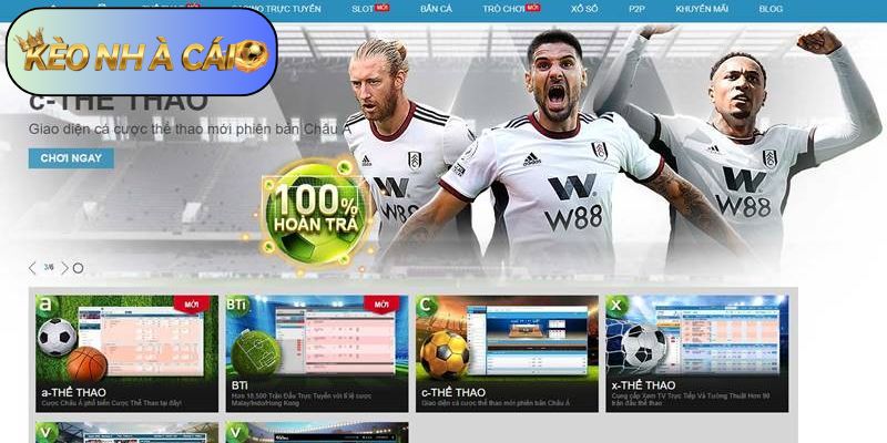 Nhà cái quốc tế W88 với tỷ lệ kèo ổn định