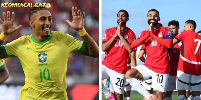 Thành tích so tài giữa Brazil vs Ai Cập