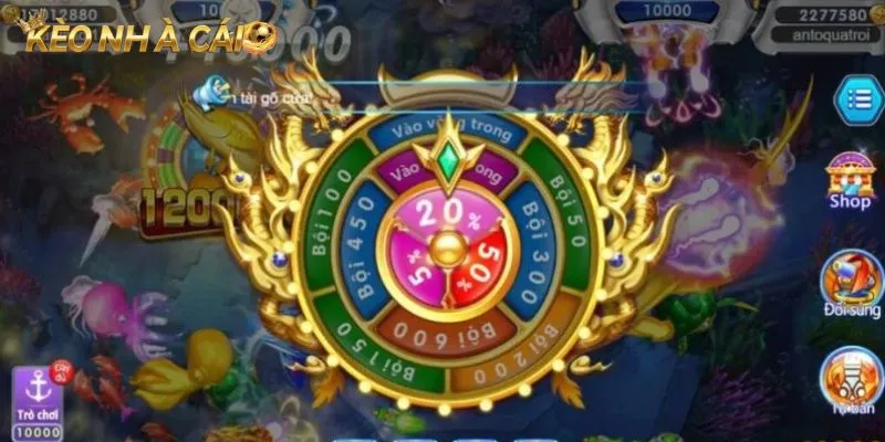 Kỹ năng bắn cá Jackpot xả đạn khi thấy nhiều mục tiêu